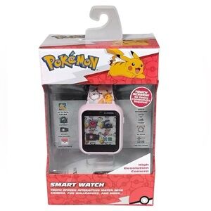 🛍️ Girls' Pokemon Interactive Smartwatch - Light Pink